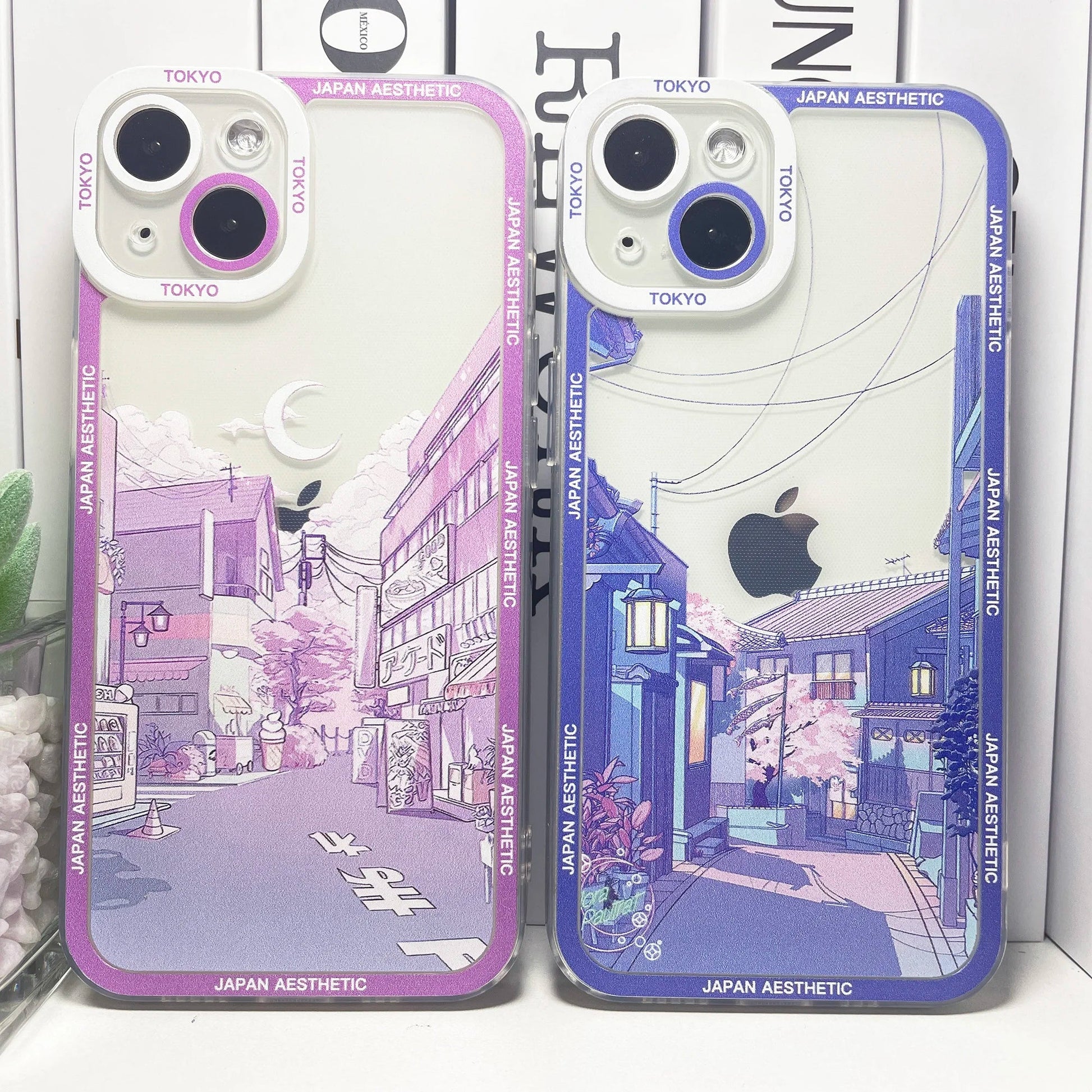 kawaiies-softtoys-plushies-kawaii-plush-Japanese Aesthetic Streets of Kyoto iPhone Case Accessories 