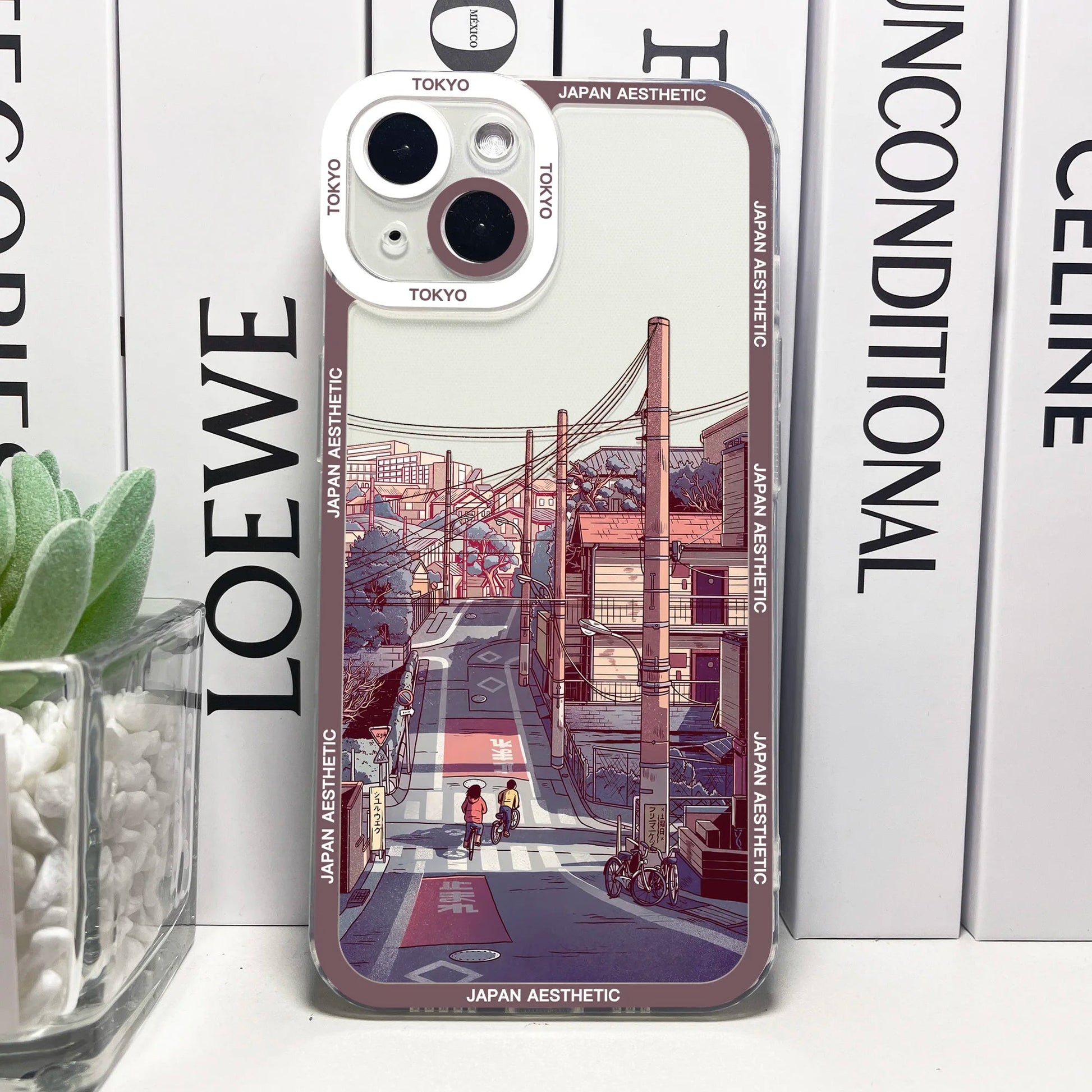 kawaiies-softtoys-plushies-kawaii-plush-Japanese Aesthetic Streets of Kyoto iPhone Case Accessories Golden Hour iPhone X XS 