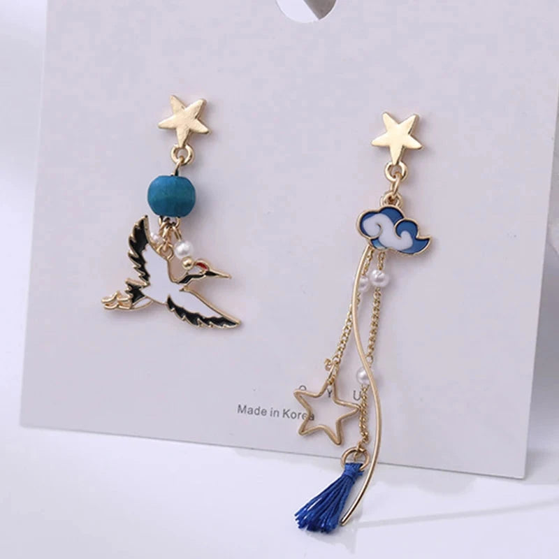 kawaiies-softtoys-plushies-kawaii-plush-Japanese Crane Fan Earrings Jewelry 4 