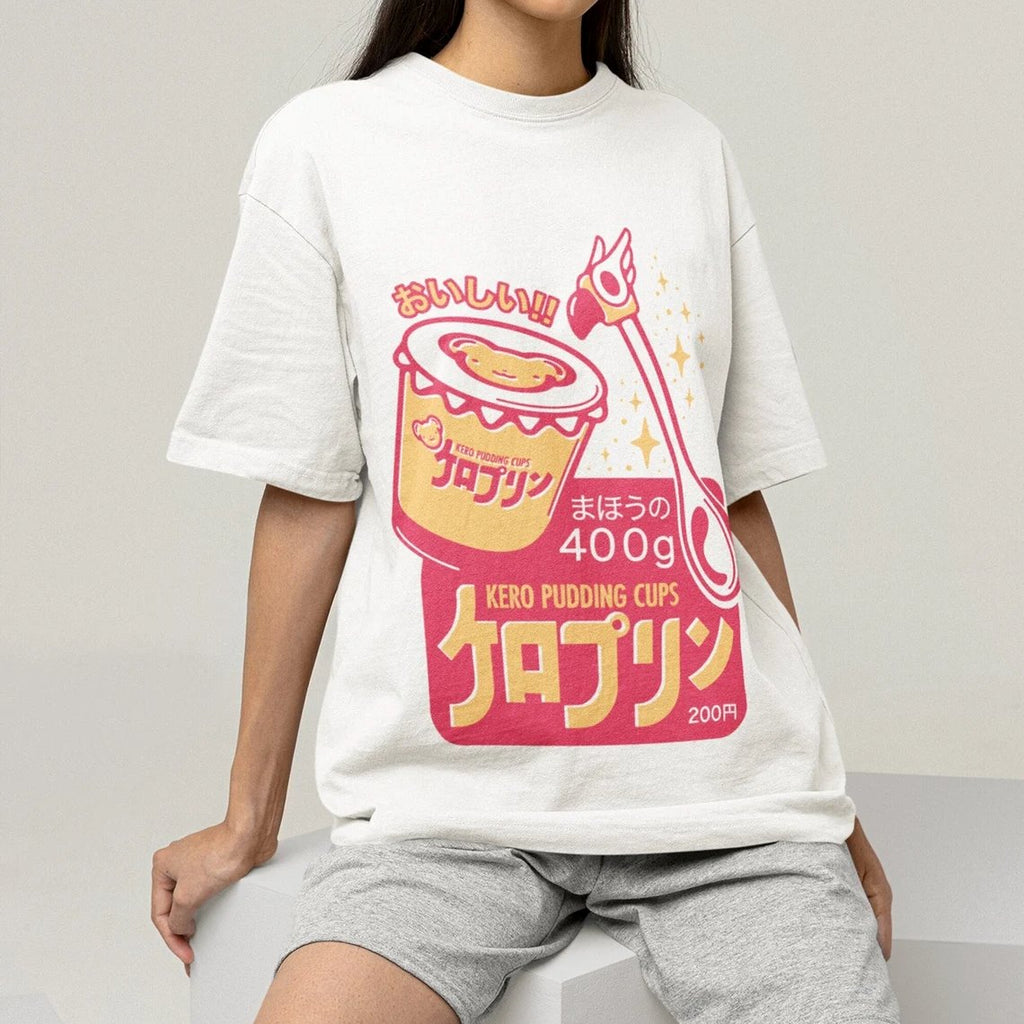 kawaiies-softtoys-plushies-kawaii-plush-Japanese Kero Caramel Pudding Tee Apparel 