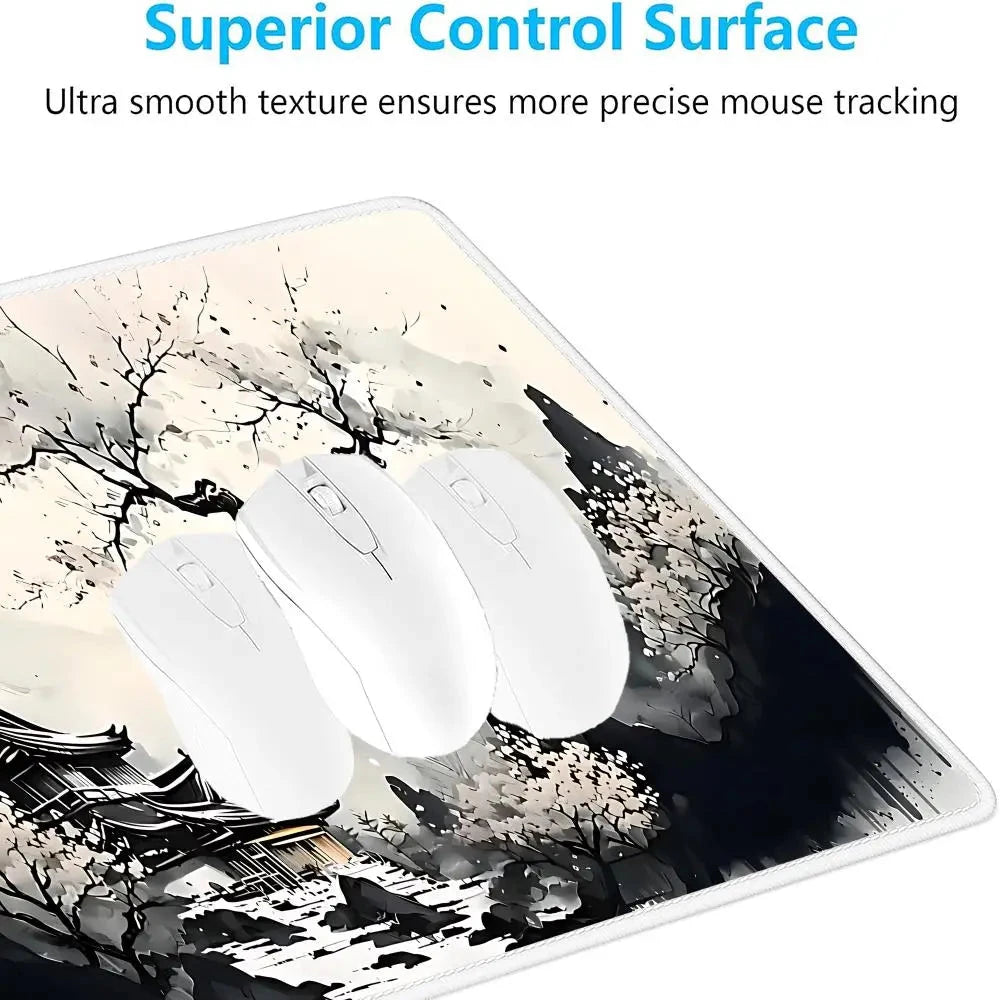 kawaiies-softtoys-plushies-kawaii-plush-Japanese Pagoda Traditional Ink Mouse Pad Mouse Pads 