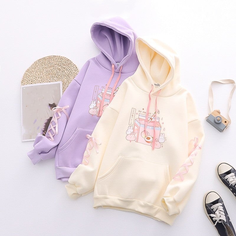 kawaiies-softtoys-plushies-kawaii-plush-Japanese Peach Milk Carton Bunnies Fleece Hoodies | NEW Hoodies 
