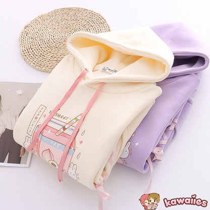 kawaiies-softtoys-plushies-kawaii-plush-Japanese Peach Milk Carton Bunnies Fleece Hoodies | NEW Hoodies 
