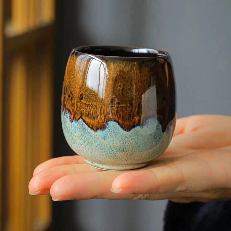 kawaiies-softtoys-plushies-kawaii-plush-Japanese-theme Ceramic Kiln Round 80ml Tea Cup Mugs 
