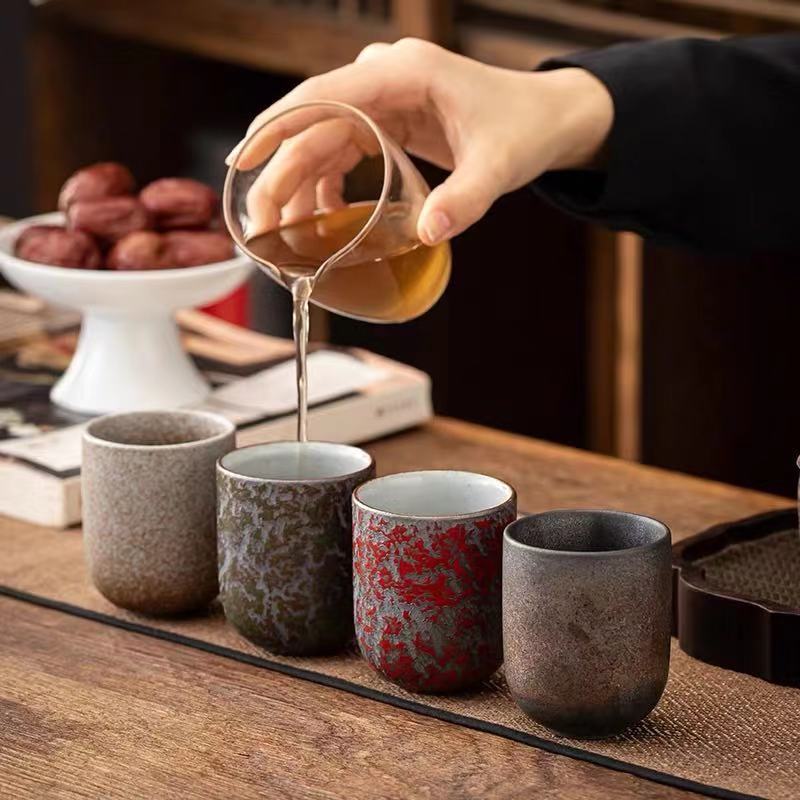 Japanese-themed Ceramic Vintage Small Tea Cup – Kawaiies