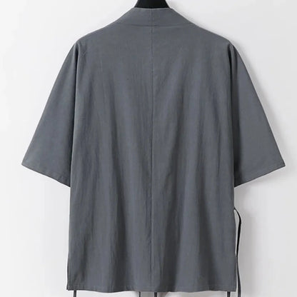 kawaiies-softtoys-plushies-kawaii-plush-Japanese-themed Minimal Plain Men’s Kimono Jacket Kimono 