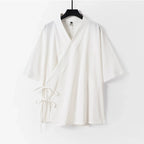 kawaiies-softtoys-plushies-kawaii-plush-Japanese-themed Minimal Plain Men’s Kimono Jacket Kimono White M 