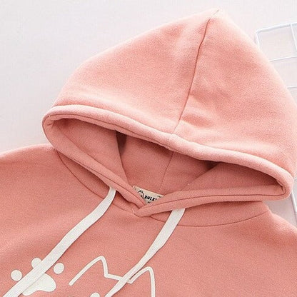 kawaiies-softtoys-plushies-kawaii-plush-Japanese-themed Pink Blue Two-Tone Cat Hoodie Hoodies 