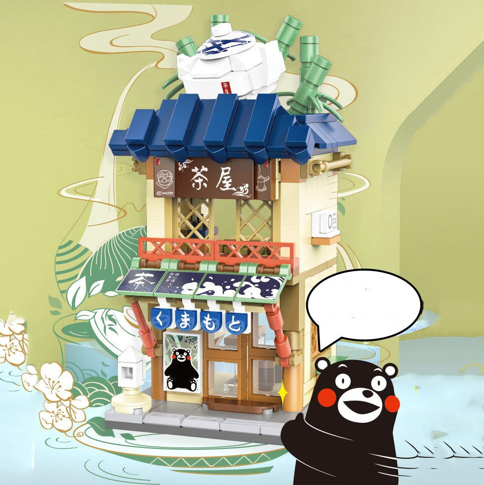 kawaiies-softtoys-plushies-kawaii-plush-Japanese-themed Ramen Hot Spring Sushi Tea Micro Building Sets Build it 