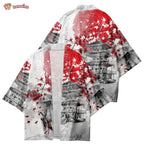 kawaiies-softtoys-plushies-kawaii-plush-Japanese-themed Samurai Pagoda Red Sun Unisex Kimono Kimono 