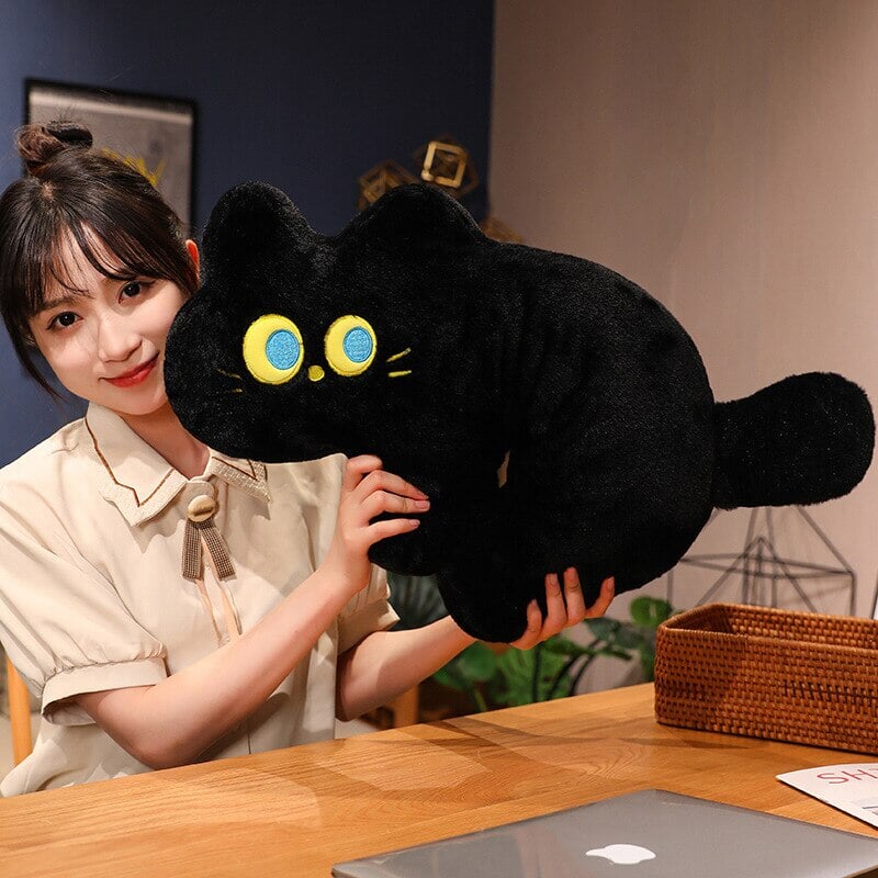 kawaiies-softtoys-plushies-kawaii-plush-JoJo the Black Cat Plush Pillow Soft toy 