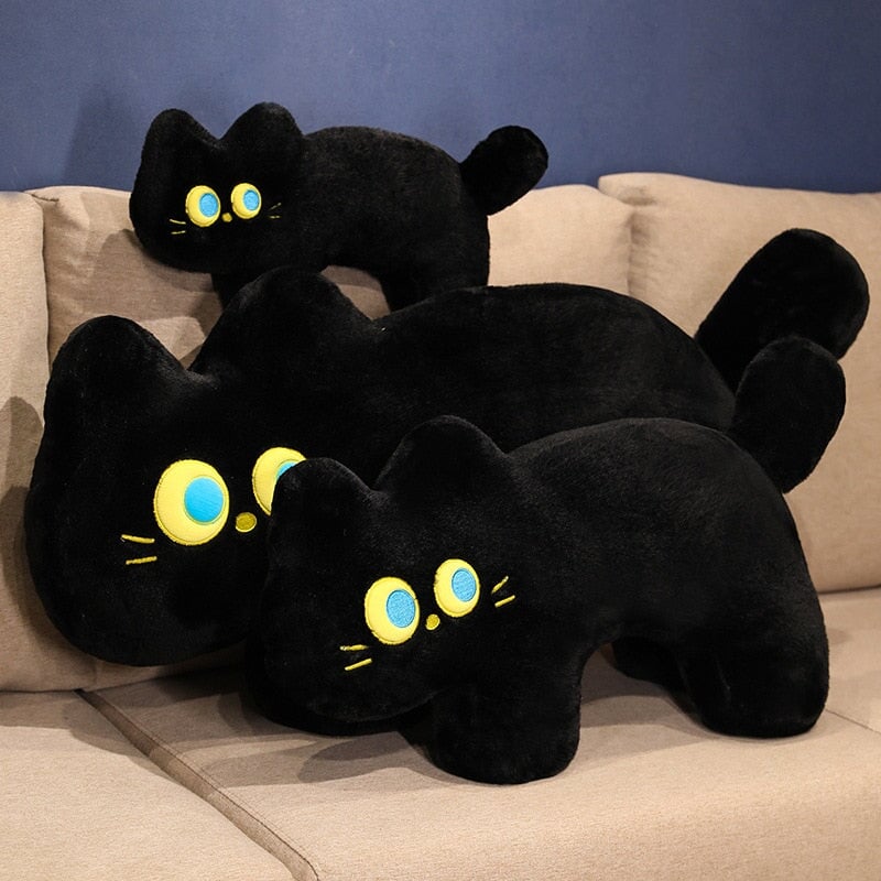 kawaiies-softtoys-plushies-kawaii-plush-JoJo the Black Cat Plush Pillow Soft toy 