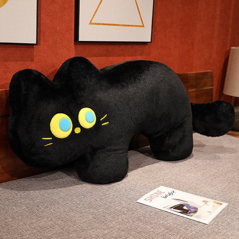 kawaiies-softtoys-plushies-kawaii-plush-JoJo the Black Cat Plush Pillow Soft toy 40cm 