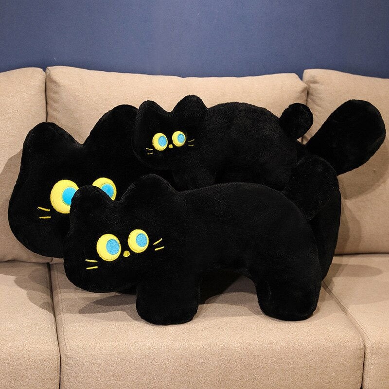 kawaiies-softtoys-plushies-kawaii-plush-JoJo the Black Cat Plush Pillow Soft toy 
