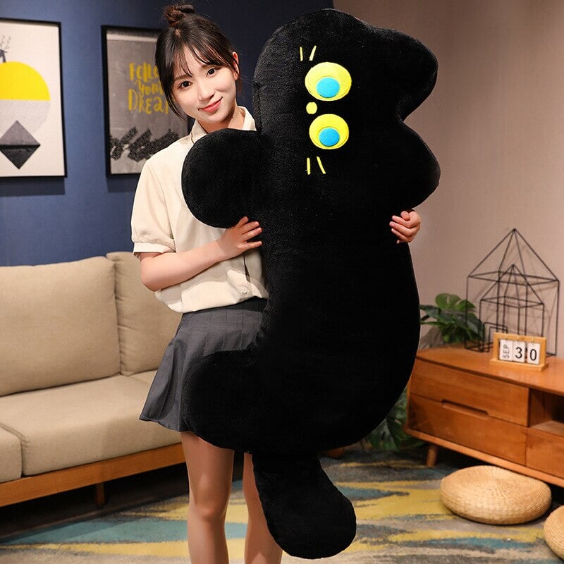 kawaiies-softtoys-plushies-kawaii-plush-JoJo the Black Cat Plush Pillow Soft toy 