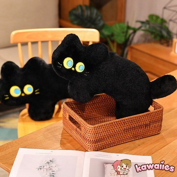 kawaiies-softtoys-plushies-kawaii-plush-JoJo the Black Cat Plush Pillow Soft toy 