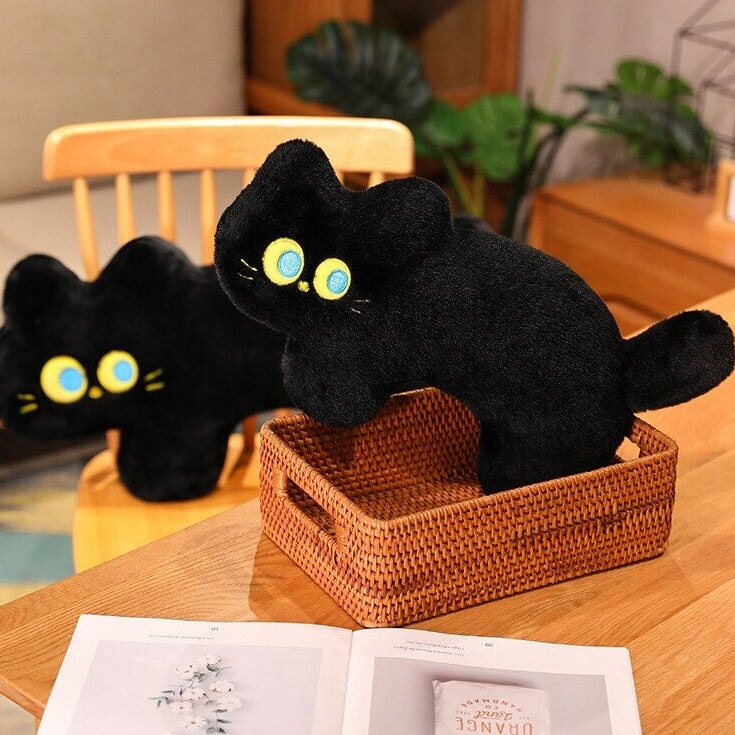 kawaiies-softtoys-plushies-kawaii-plush-JoJo the Black Cat Plush Pillow Soft toy 