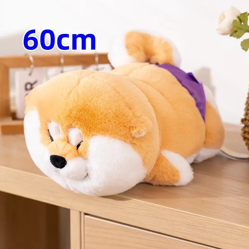 kawaiies-softtoys-plushies-kawaii-plush-Kawaii Akita Shiba Inu Dog Plush Soft toy Laying (60cm) 
