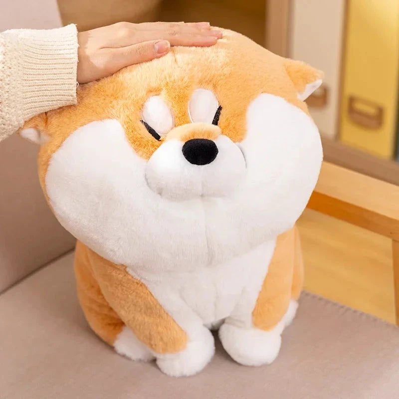 kawaiies-softtoys-plushies-kawaii-plush-Kawaii Akita Shiba Inu Dog Plush Soft toy Sitting (35cm) 