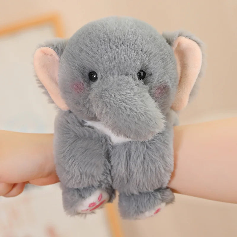 kawaiies-softtoys-plushies-kawaii-plush-Kawaii Animal Slap Snap Wrap Wristband Plushie Collection Soft toy Elephant 