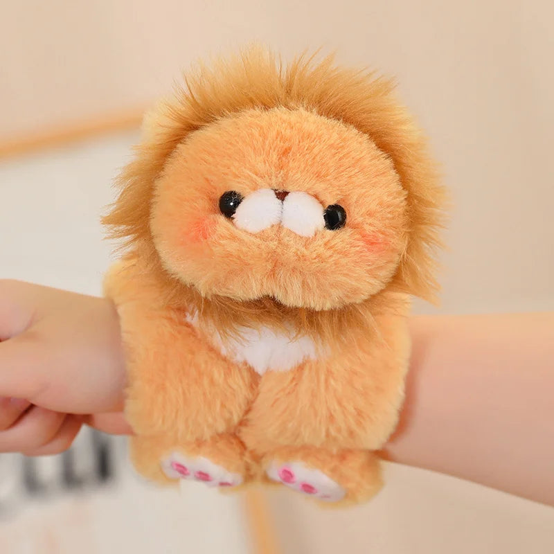 kawaiies-softtoys-plushies-kawaii-plush-Kawaii Animal Slap Snap Wrap Wristband Plushie Collection Soft toy Lion 