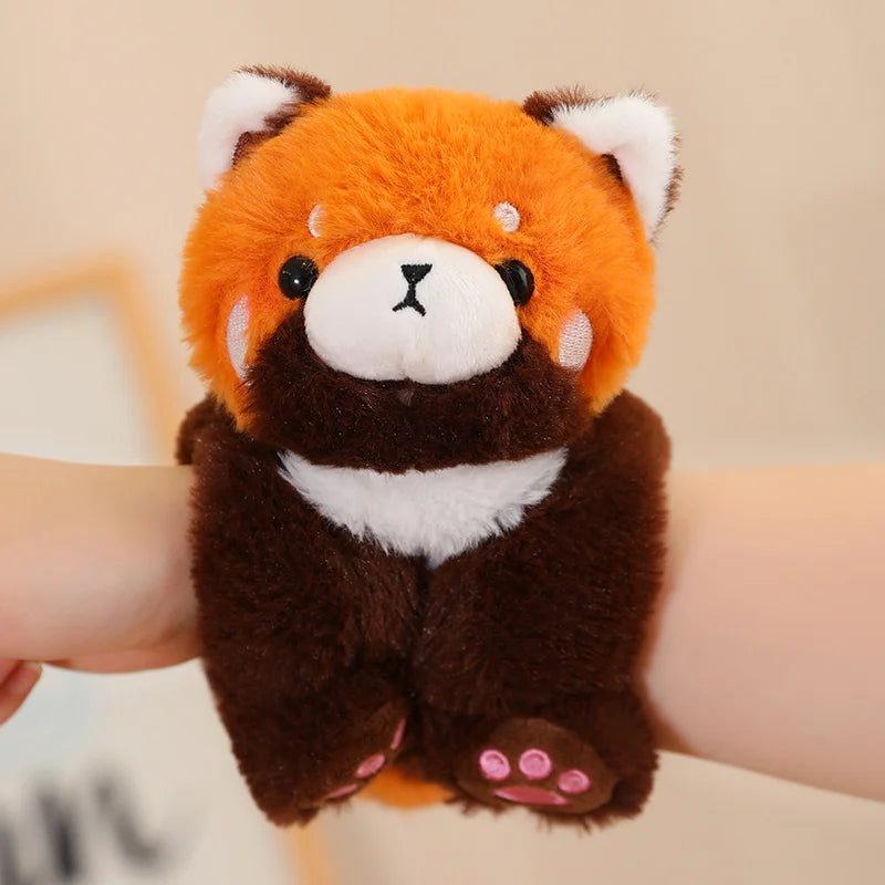 kawaiies-softtoys-plushies-kawaii-plush-Kawaii Animal Slap Snap Wrap Wristband Plushie Collection Soft toy Red Panda 