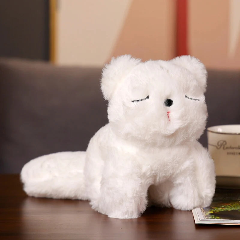 kawaiies-softtoys-plushies-kawaii-plush-Kawaii Animal Slap Snap Wrap Wristband Plushie Collection Soft toy White Cat 