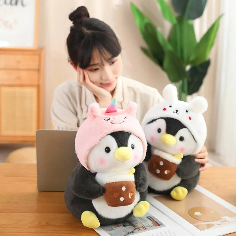 kawaiies-softtoys-plushies-kawaii-plush-Kawaii Baby Penguin Plushies with Hats Soft toy 