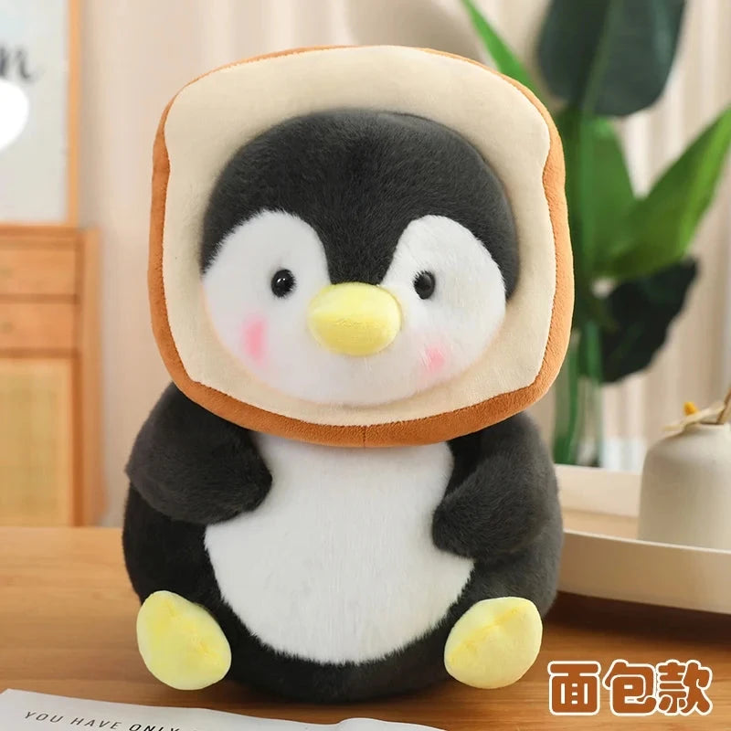 kawaiies-softtoys-plushies-kawaii-plush-Kawaii Baby Penguin Plushies with Hats Soft toy Bread 30cm 