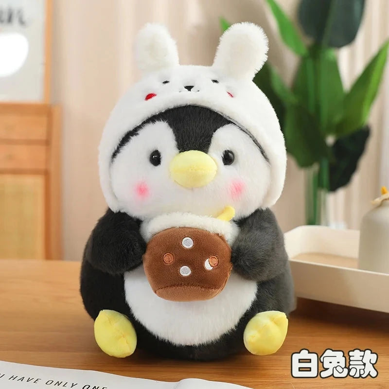 kawaiies-softtoys-plushies-kawaii-plush-Kawaii Baby Penguin Plushies with Hats Soft toy Bunny 30cm 