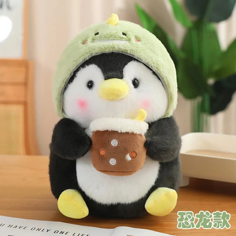 kawaiies-softtoys-plushies-kawaii-plush-Kawaii Baby Penguin Plushies with Hats Soft toy Dinosaur 30cm 