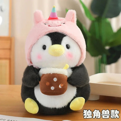 kawaiies-softtoys-plushies-kawaii-plush-Kawaii Baby Penguin Plushies with Hats Soft toy Unicorn 30cm 