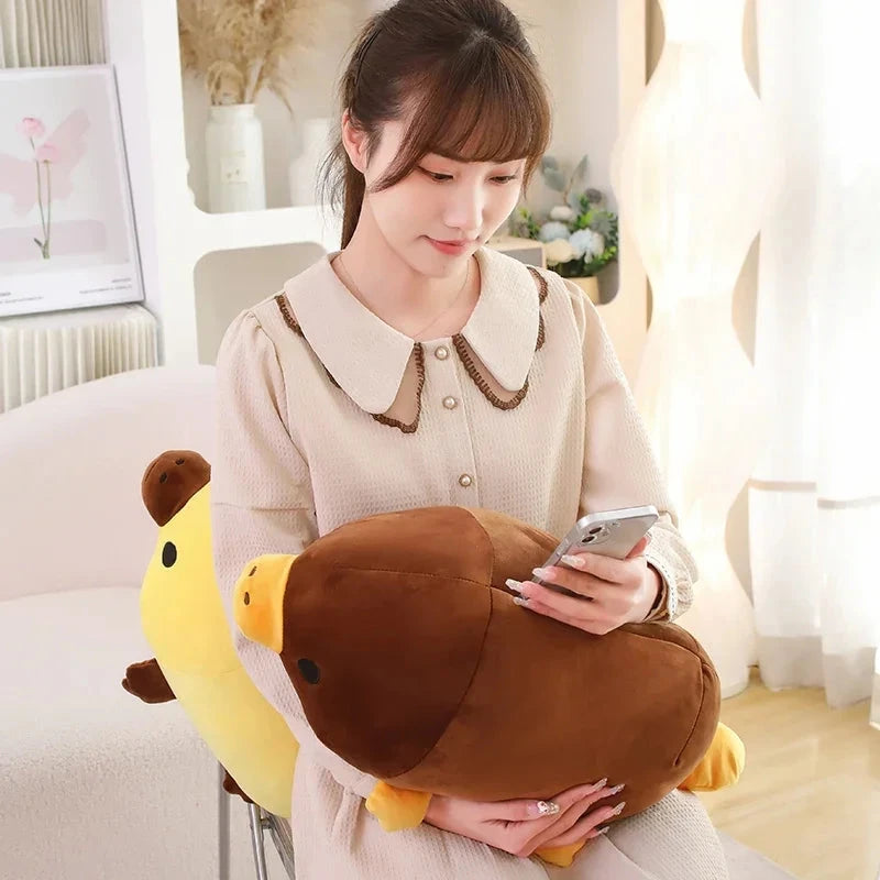 kawaiies-softtoys-plushies-kawaii-plush-Kawaii Brown Yellow Platypus Plushies Soft toy 