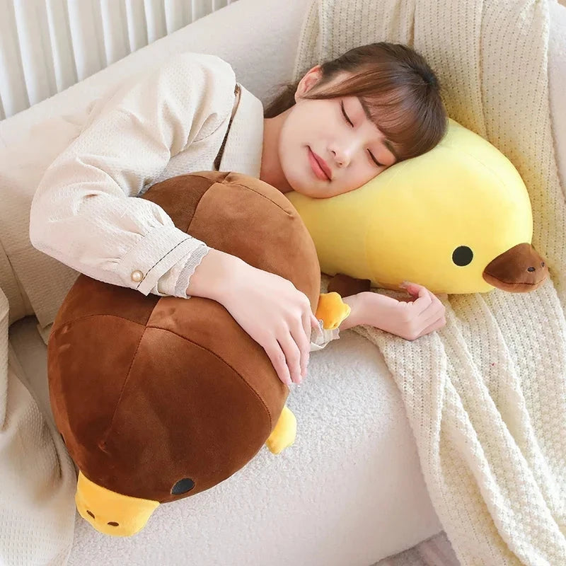 kawaiies-softtoys-plushies-kawaii-plush-Kawaii Brown Yellow Platypus Plushies Soft toy 