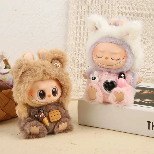 kawaiies-softtoys-plushies-kawaii-plush-Kawaii Bunny Bear Handmade Labubu Doll Outfit Accessories 