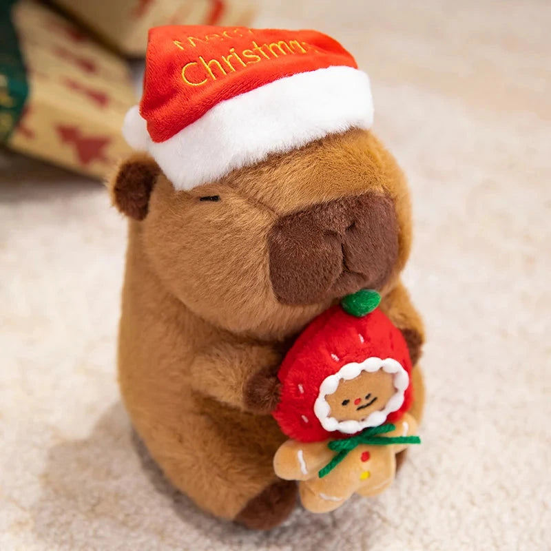 kawaiies-softtoys-plushies-kawaii-plush-Kawaii Capybara Christmas Plushies Soft toy Biscuit 