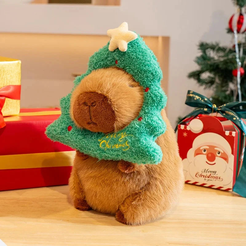 kawaiies-softtoys-plushies-kawaii-plush-Kawaii Capybara Christmas-themed Plushies Soft toy Christmas Tree 