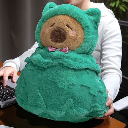 kawaiies-softtoys-plushies-kawaii-plush-Kawaii Capybara Christmas Tree Plush Soft toy 