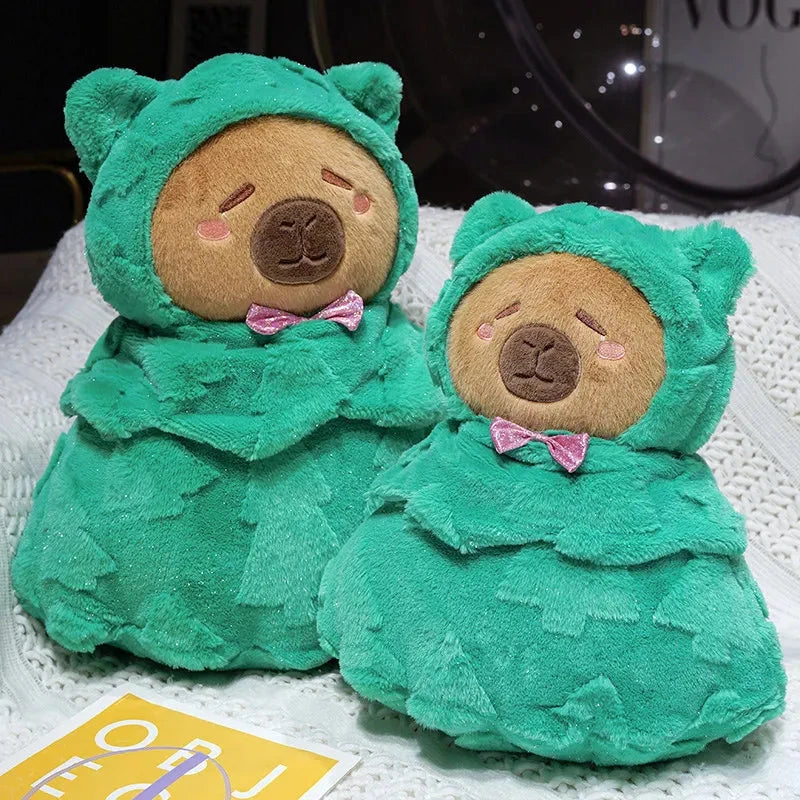 kawaiies-softtoys-plushies-kawaii-plush-Kawaii Capybara Christmas Tree Plush Soft toy 