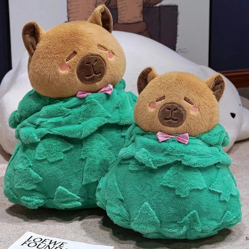 kawaiies-softtoys-plushies-kawaii-plush-Kawaii Capybara Christmas Tree Plush Soft toy 