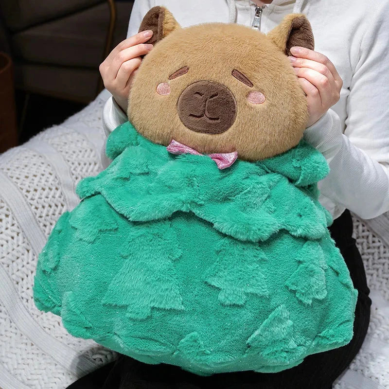 kawaiies-softtoys-plushies-kawaii-plush-Kawaii Capybara Christmas Tree Plush Soft toy 