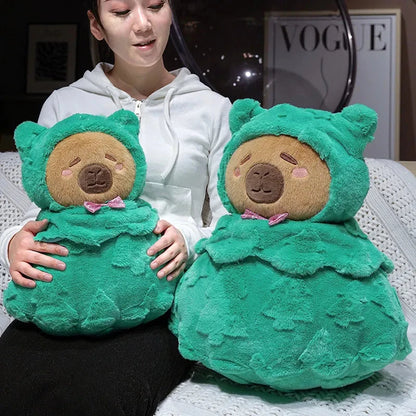 kawaiies-softtoys-plushies-kawaii-plush-Kawaii Capybara Christmas Tree Plush Soft toy 