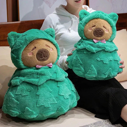 kawaiies-softtoys-plushies-kawaii-plush-Kawaii Capybara Christmas Tree Plush Soft toy 