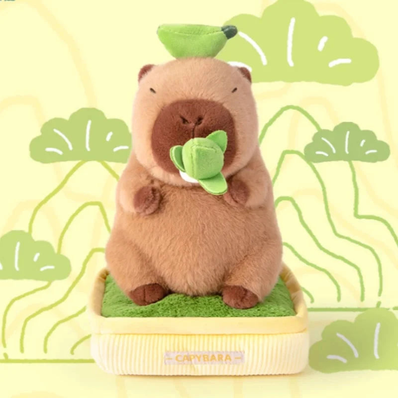 kawaiies-softtoys-plushies-kawaii-plush-Kawaii Capybara Plant Pot Plushie Soft toy 