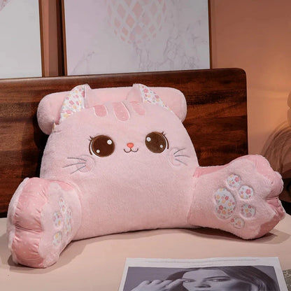 kawaiies-softtoys-plushies-kawaii-plush-Kawaii Cat Resting Cushion Pillow Soft toy Pink 20in / 50cm 