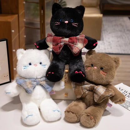 kawaiies-softtoys-plushies-kawaii-plush-Kawaii Cat Teddy Bear Bowtie Plushies Soft toy 