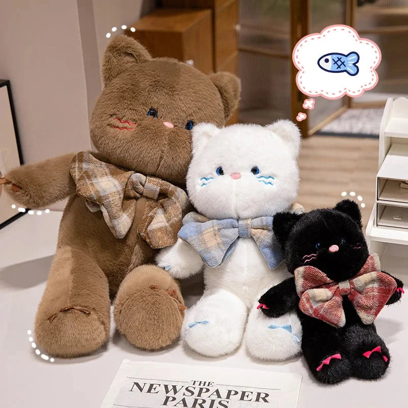 kawaiies-softtoys-plushies-kawaii-plush-Kawaii Cat Teddy Bear Bowtie Plushies Soft toy 