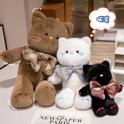 kawaiies-softtoys-plushies-kawaii-plush-Kawaii Cat Teddy Bear Bowtie Plushies Soft toy 