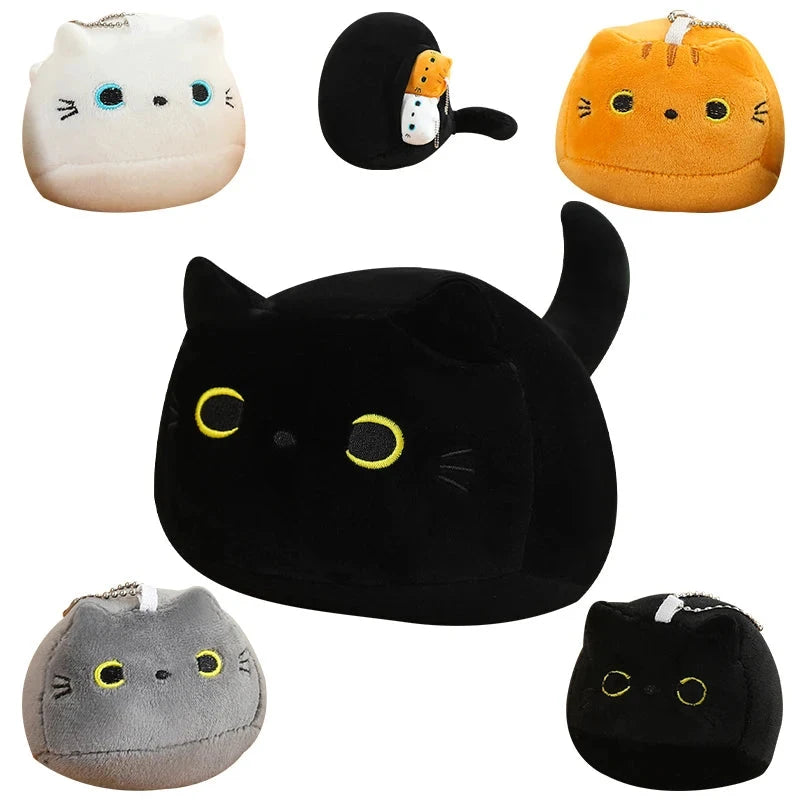 kawaiies-softtoys-plushies-kawaii-plush-Kawaii Chunky Cat Plushies with Kittens Soft toy 