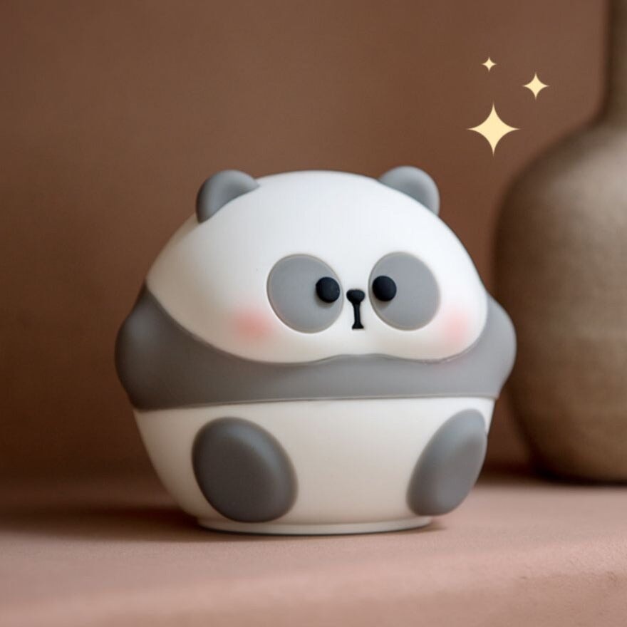 Chubby Kawaii Bunny Panda Pig Tiger LED Night Light Collection – Kawaiies